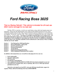 Boss 302S Owners Manual