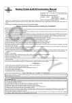 Racing Crank shaft Kit Instruction Manual