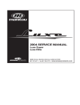Answer 2004 Luxe Service Manual