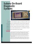 Subaru On-Board Diagnostic Systems