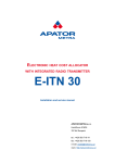 E-ITN 30 - manual - Apator Metra България