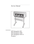 Service Manual HP DesignJet 430 HP DesignJet 450C HP