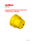 Torque-Hub Planetary Final Drive CT26C Service Manual