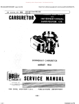 Holley Model 1904 Carburetor Manual