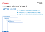 Universal SEND ADVANCE Service Manual