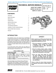 TECHNICAL SERVICE MANUAL