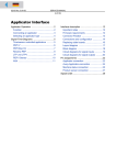 Applicator Interface