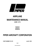 AIRPLANE MAINTENANCE MANUAL - Centennial Aviation Academy