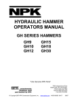 hydraulic hammer operators manual