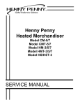 SERVICE MANUAL - Whaley Food Service