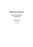 MR25 Service Manual