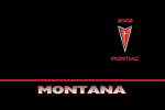 2002 Pontiac Montana Owner`s Manual