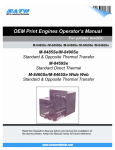 OEM Print Engines Operator`s Manual