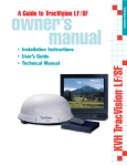 TracVision LF/SF Owner`s Manual