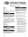 Sportster Fuel Gauge Instruction Sheet - Harley