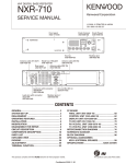 NXR-710 Service Manual