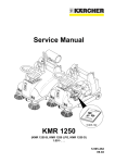 KMR 1250 Service Manual - Cleaning Equipment Parts.com