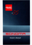 1995 GMC Sonoma Owner`s Manual - GM Owner Center