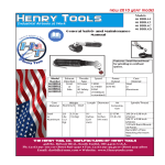 HENRY TOOLS HENRY TOOLS