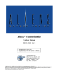 Aliens™ Extermination System Manual