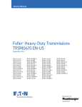 Fuller® Heavy-Duty Transmissions TRSM0670 EN-US