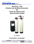 Manual for Operation & Maintenance Of Twin Alternating Water