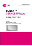 PLASMA TV SERVICE MANUAL