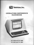 televideo 920 service manual