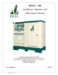 MOGS – 100 Installation, Operation and Maintenance Manual