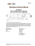 Operations and Service Manual