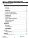 Exhibitor Services Manual Table of Contents