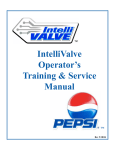 IntelliValve Operator`s Training & Service Manual - Soda