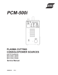 PCM-500i - ESAB Welding & Cutting Products