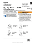 312001S - X5, X7, ProX7 & ProX9 Airless Sprayers