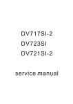 service manual DV717SI-2 DV723SI DV721SI-2