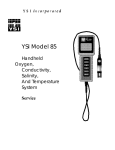 YSI Model 85 - John Morris Scientific