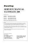 FM-ULTIMATE200D Service Manual - Techni-Lux