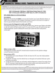 DIAGNOSTIC TROUBLE CODES: TRANSFER CASE MOTOR