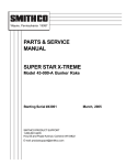 PARTS & SERVICE MANUAL SUPER STAR X-TREME