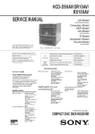 HCD-D90AV/GR10AV/ RX100AV