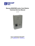 Boscop 8000/8500 series Vend Station Technical Service Manual