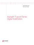 Keysight Truevolt Series DMM Operating and Service Guide