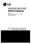 WASHING MACHINE SERVICE MANUAL