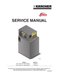 SERVICE MANUAL - Shark Pressure Washers