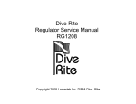 Dive Rite Regulator Service Manual RG1208