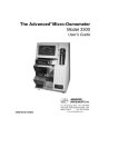 The Advanced Micro-Osmometer Model 3300