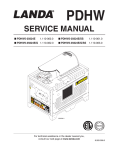 SERVICE MANUAL - Industrial Cleaning Equipment