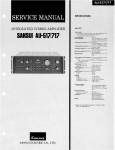 Sansui Manual - AMPLIMOS one stage amplifiers, amplificatori