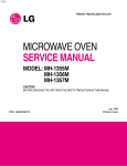 MICROWAVE OVEN SERVICE MANUAL