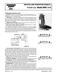 PortaPump Service Manual